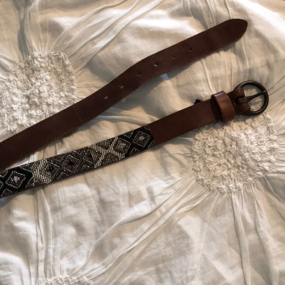 Allsaints Spitalfields hand embellished belt